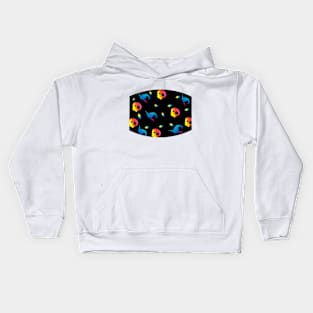 Rainbow Skull Halloween Kids Hoodie